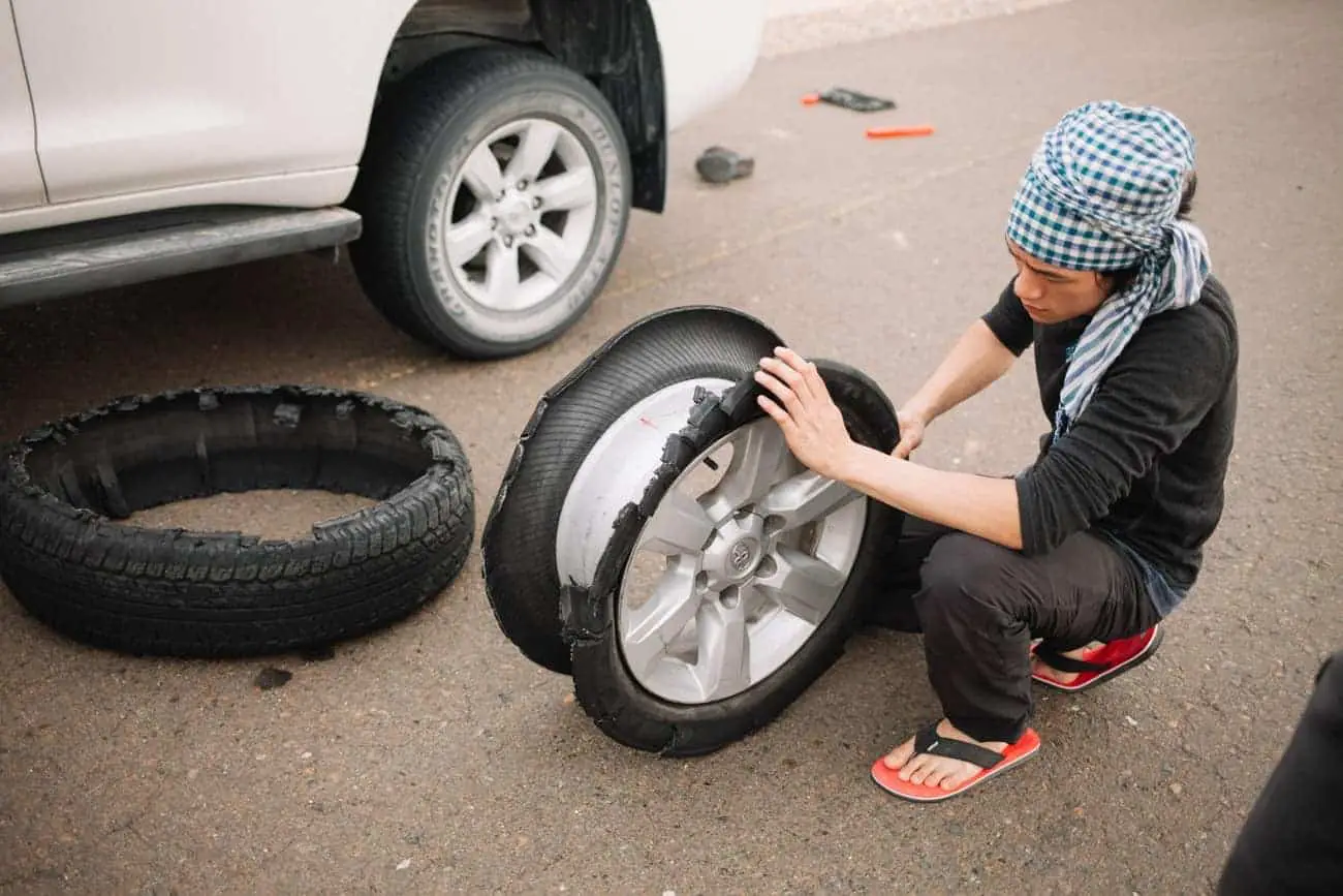 problème de roue avec le 4x4 quand on roule sur le sable puis sur l'asphalte