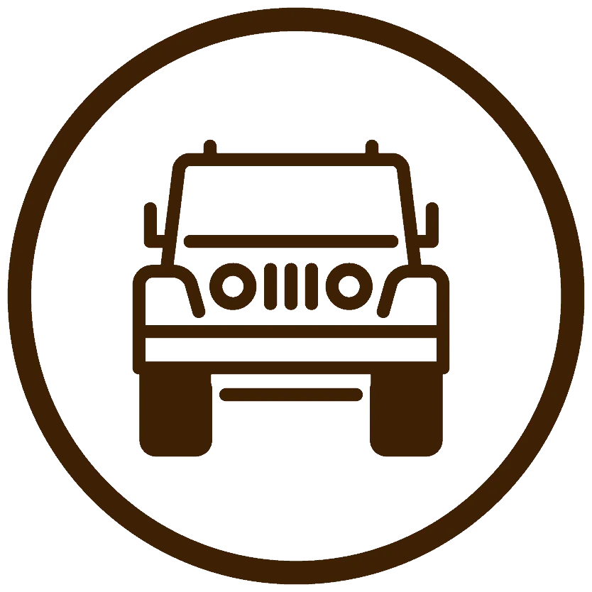 logo jeep 4x4 marron 834