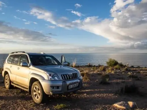 rent a 4x4 landcruiser 105 series in kyrgyzstan