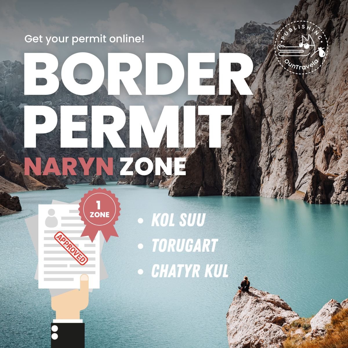 border permit for lake kol suu / kel suu / torugart / chatyr kul