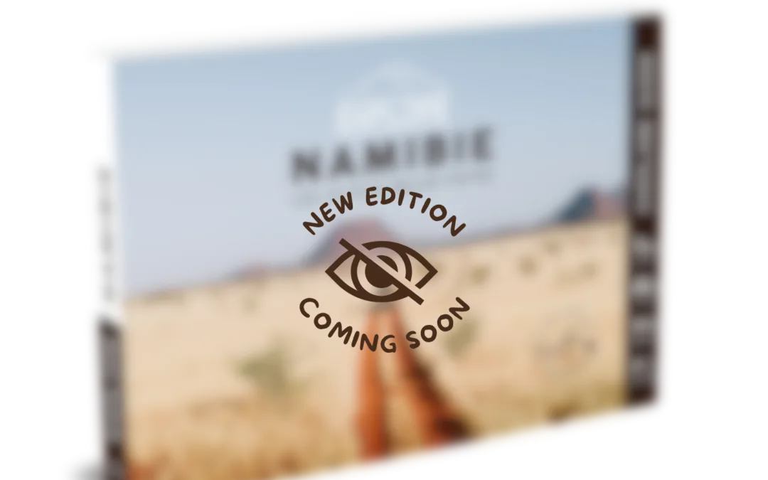 couverture du livre explore namibie, à paraitre prochainement