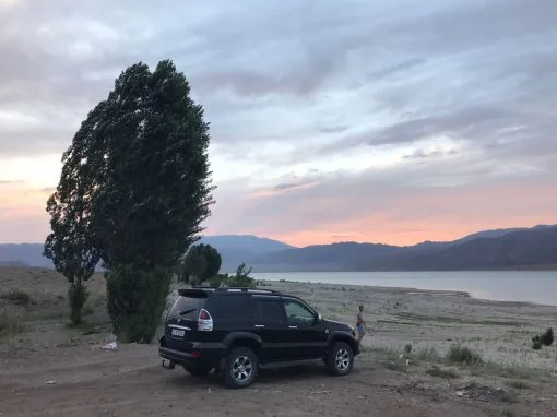 rent a toyota land cruiser 70 trooper in bishkek