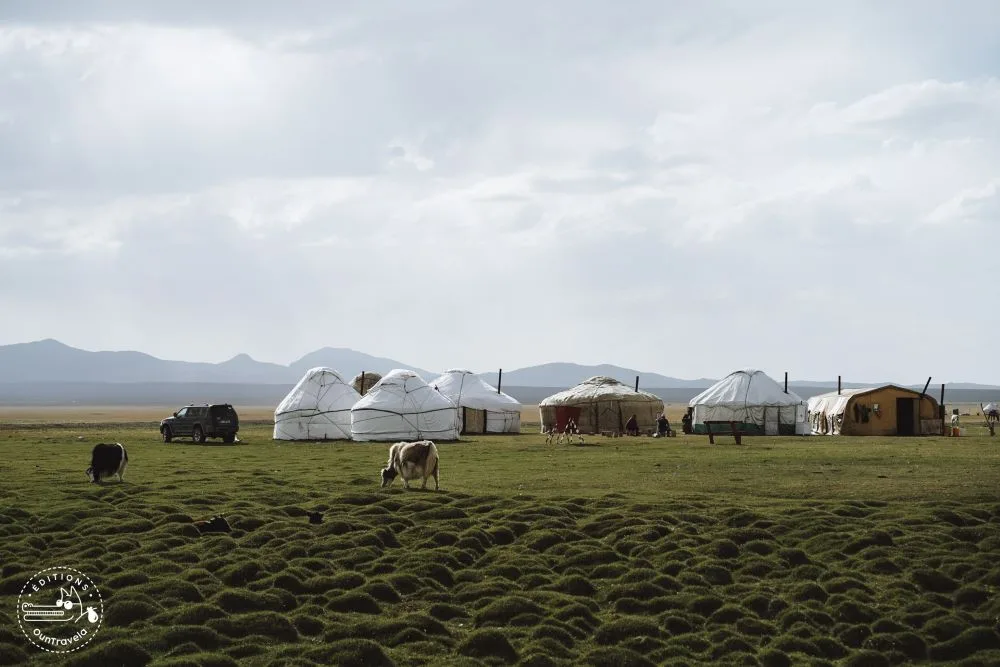 track to Kara-Say, past the Kumtor gold mine. In the heart of Kyrgyzstan's celestial mountains